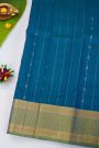 Coimbatore Soft Silk Peacock Blue Saree
