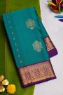 Coimbatore Soft Silk Sea Blue Saree