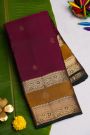 Coimbatore Soft Silk Wine Saree