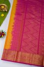 Coimbatore Soft Silk Orange Saree