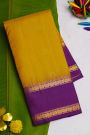 Coimbatore Soft Silk Mustard Yellow Saree