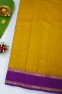 Coimbatore Soft Silk Mustard Yellow Saree
