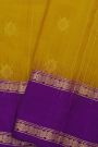 Coimbatore Soft Silk Mustard Yellow Saree