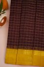 Coimbatore Soft Silk Dark Brown Saree