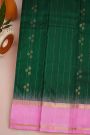 Coimbatore Soft Silk Bottle Green Saree