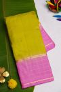 Coimbatore Soft Silk Parrot Green Saree