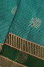 Coimbatore Soft Silk Peacock Green Saree