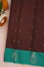 Coimbatore Soft Silk Dark Brown Saree
