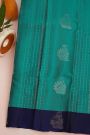 Coimbatore Soft Silk Peacock Blue Saree