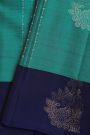 Coimbatore Soft Silk Peacock Blue Saree