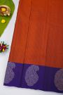 Coimbatore Soft Silk Rust Saree