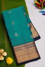 Coimbatore Soft Silk Sea Blue Saree