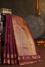 Kancheepuram Silk Wine Saree