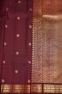 Kancheepuram Silk Wine Saree