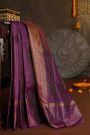 Kancheepuram Silk Purple Saree
