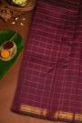 Kancheepuram Silk Wine Saree