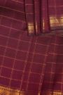 Kancheepuram Silk Wine Saree