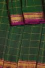 Kancheepuram Silk Bottle Green Saree