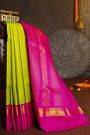 Kancheepuram Silk Parrot Green Saree