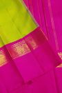 Kancheepuram Silk Parrot Green Saree