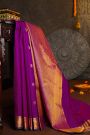Kancheepuram Silk Purple Saree
