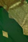 Kancheepuram Silk Bottle Green Saree