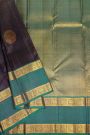 Kancheepuram Silk Navy Blue Saree