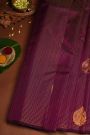 Kancheepuram Silk Wine Saree