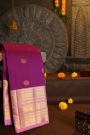 Kancheepuram Silk Purple Saree