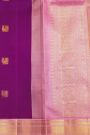 Kancheepuram Silk Purple Saree