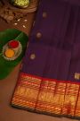 Kancheepuram Silk Navy Blue Saree