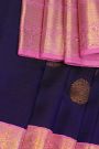 Kancheepuram Silk Navy Blue Saree