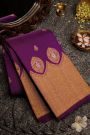 Kancheepuram Silk Purple Saree