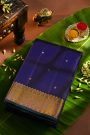 Kancheepuram Silk Navy Blue Saree