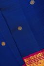 Kancheepuram Silk Peacock Blue Saree