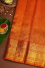 Kancheepuram Silk Navy Blue Saree