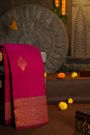 Kancheepuram Silk Magenta Saree