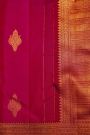 Kancheepuram Silk Magenta Saree