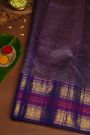 Kancheepuram Silk Navy Blue Saree