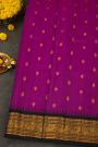 Gadwal Silk Purple Saree