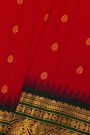 Gadwal Silk Maroon Saree