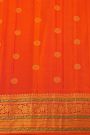 Gadwal Silk Orange Saree
