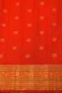 Gadwal Silk Red Saree