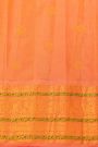 Gadwal Silk Peach Saree