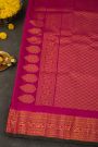 Gadwal Silk Bottle Green Saree