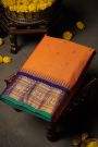 Gadwal Silk Orange Saree