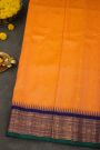 Gadwal Silk Orange Saree