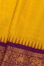 Gadwal Silk Yellow Saree