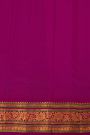 Gadwal Silk Off White Saree