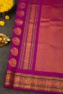 Gadwal Silk Sky Blue Saree